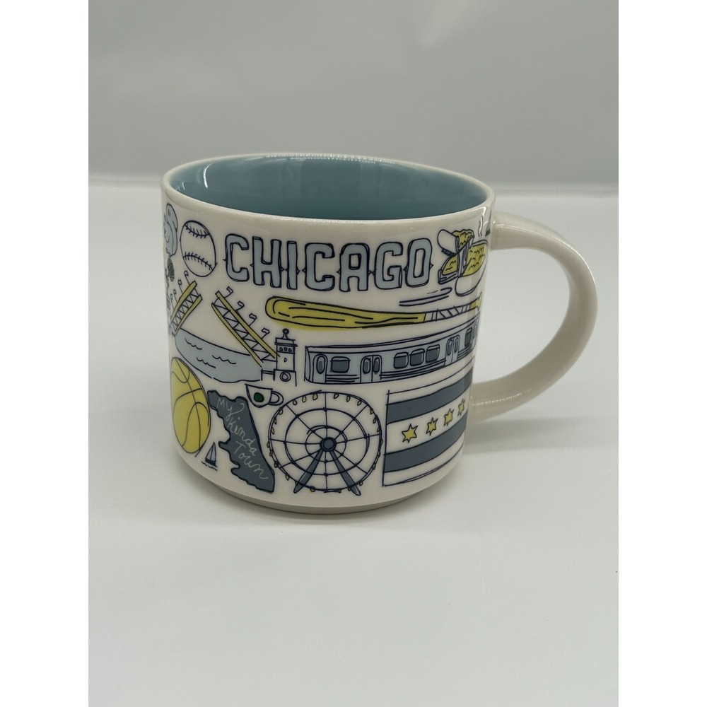 Starbucks Been There Series Chicago Coffee Mug 14oz Across The Globe Collection